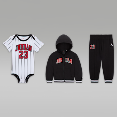 Jordan Baby (6-12) 23 Jersey 3-Piece Full-Zip Hoodie Set