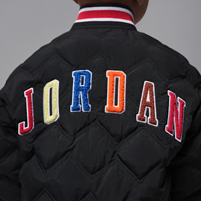 조던 리틀키즈 셔닐 후드 봄버 재킷