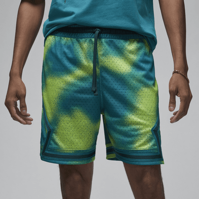กางเกงขาสั้นผู้ชายลายข้าวหลามตัด Jordan Dri-FIT Sport
