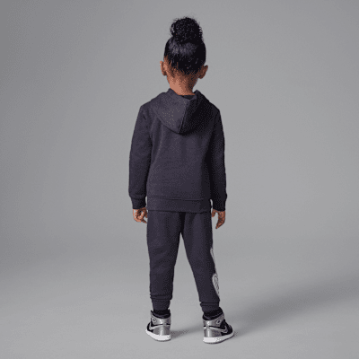 Conjunto de sudadera con gorro sin cierre con tejido Fleece de 2 piezas infantil Jordan MVP