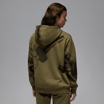 Sudadera estampada con gorro sin cierre para mujer Jordan Brooklyn Fleece