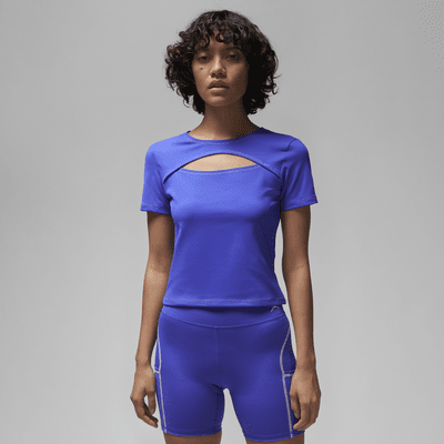 Top con apertura Jordan Sport – Donna