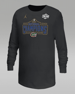 Детская футболка Florida (Men's Team) Big Kids' Jordan College National Champs Long-Sleeve
