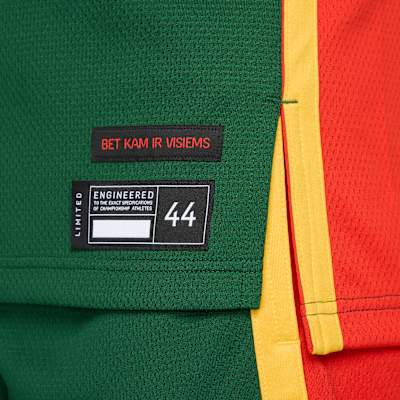 Lithuania Limited Road Men's Nike Basketball Jersey