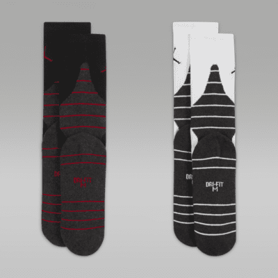 Jordan Dri-FIT Crew Socks (2-Pack) Big Kids' Socks