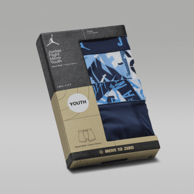 Calzoncillos bóxer para niño talla grande Jordan Flight Poly Mash-Up (paquete de 2)