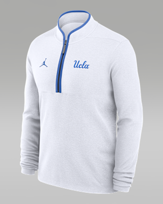 Мужские  UCLA Victory Jordan Brand Dri-FIT College 1/2-Zip Long-Sleeve Top