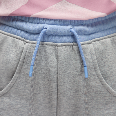 Pants de tejido Fleece para niños talla grande Jordan Blue Jeans and Bling