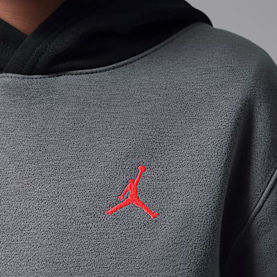 Sudadera con gorro sin cierre para niños talla grande Jordan Brooklyn Fleece