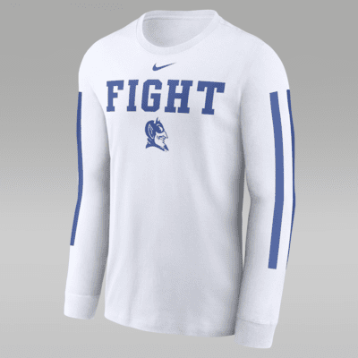 Duke Blue Devils Local Spirit Slogan Men's Nike College Long-Sleeve T-Shirt