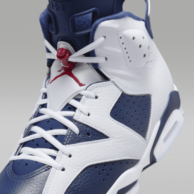 Air Jordan 6 Retro "White and Midnight Navy" Men's Shoes