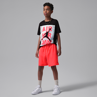 Shorts para jugar Jumpman de tejido Woven para niños talla grande Jordan