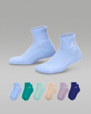 Детские носки Jordan Everyday Essentials Big Kids' Ankle Socks (6 Pairs)