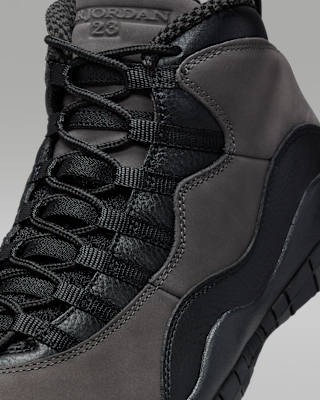 Air Jordan 10 Retro「Charred Grey and Black」