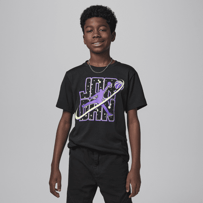 Jordan Older Kids' Flight Galaxy Glow T-Shirt