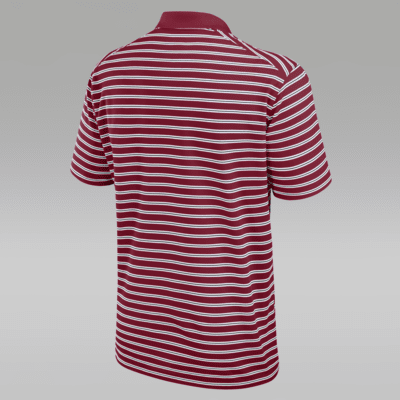 Oklahoma Sooners Primetime Victory Striped Men's Jordan Dri-FIT College Polo