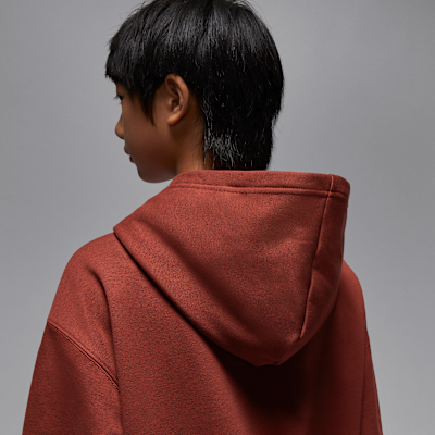 Sudadera con gorro sin cierre Gift Giving Mountain para niños talla grande Jordan