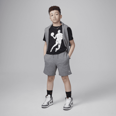 Shorts para niños talla grande Jordan MJ Brooklyn Fleece Essentials