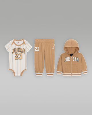 Детские джерси Jordan Baby (0-6M) 23 Jersey 3-Piece Full-Zip Hoodie Set