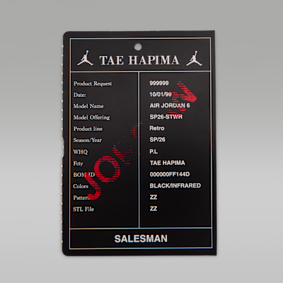 Air Jordan 6 Retro "Infrared" Big Kids' Shoes