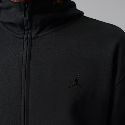 Jordan Sport Hoop Fleece Dri-FIT Tam Boy Fermuarlı Erkek Kapüşonlu Üstü görsel 4