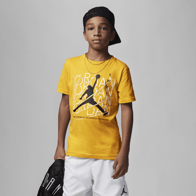 Air Jordan 12 Waves Tee Big Kids' T-Shirt. Nike.com