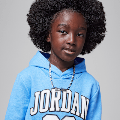 Sudadera con gorro para niños de preescolar Jordan Fleece Pullover Hoodie