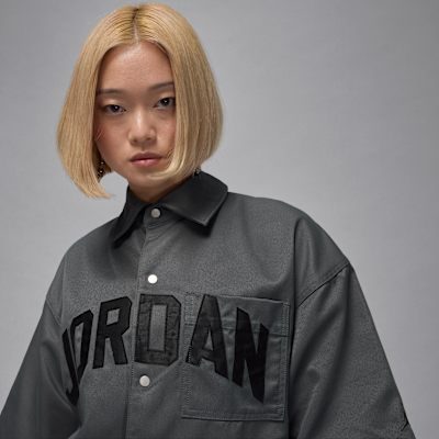 Camisa de manga corta de tejido Woven para mujer Jordan Flight