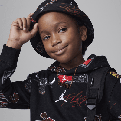 Sudadera con gorro sin cierre para niños talla pequeña Jordan MJ Essentials