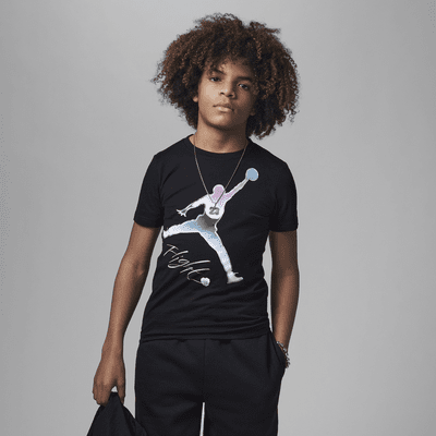 Jordan Flight Chrome Graphic Tee Older Kids' T-Shirt. Nike DK