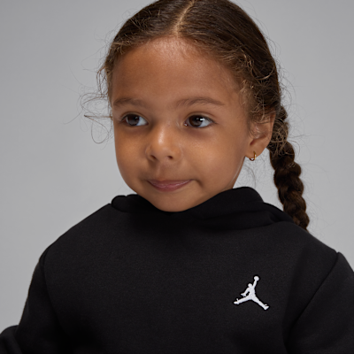 Conjunto de sudadera con gorro sin cierre de 2 piezas infantil Jordan Brooklyn Fleece