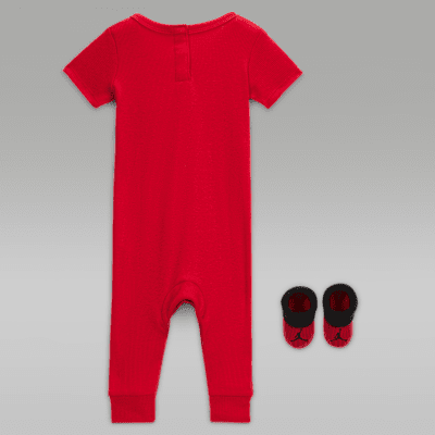 Jordan Baby Essential 2-Piece Short-Sleeve Overall Set