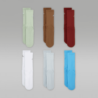 Jordan Everyday Essentials Big Kids' Crew Socks (6 Pairs)