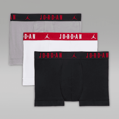 Jordan Men's Flight Cotton Boxer Briefs (3-Pack)