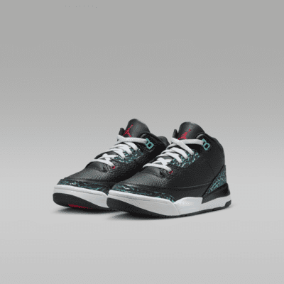 Tenis para niños de preescolar Jordan 3 Retro