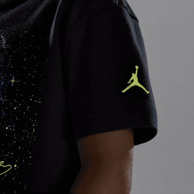 Jordan Little Kids' "Sky Is Not The Limit" Glow T-Shirt