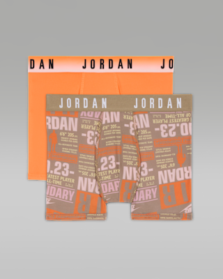 Подростковые  Jordan Big Kids' Dri-FIT 2-Pack Printed Boxer Briefs