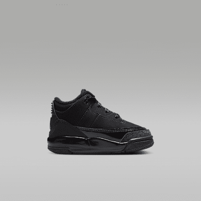 Tenis para bebé e infantil Jordan 3 Retro "Black Cat"