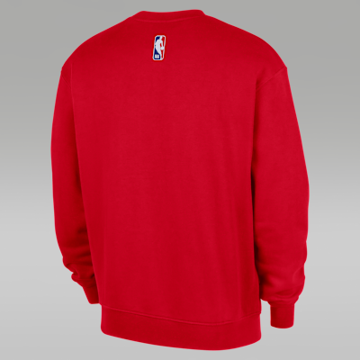 Portland Trail Blazers Statement Essentials Men's Jordan NBA Fleece Crew-Neck Sweatshirt