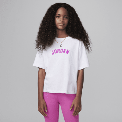 Jordan Camiseta rosa Y2K - Niño/a