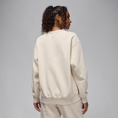 Jordan Flight Fleece sweatshirt met ronde hals voor dames