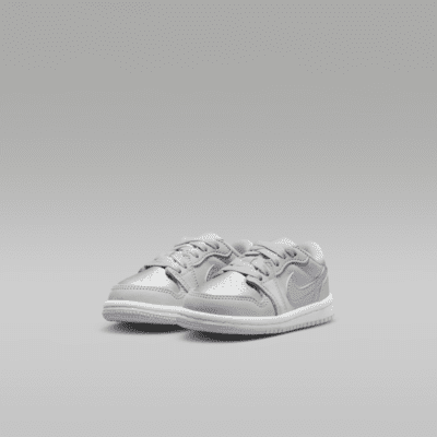 Jordan 1 Retro Low "Silver" Baby/Toddler Shoes