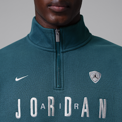 Jordan Flight Fleece mit Grafik und Viertelreißverschluss (Herren)