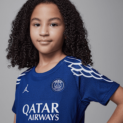 Paris Saint-Germain 2025 Stadium Fourth Younger Kids' Jordan Football Replica 3-Piece Kit