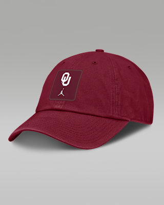 Женские Oklahoma Sideline Gameday Club Jordan Brand College Adjustable Hat