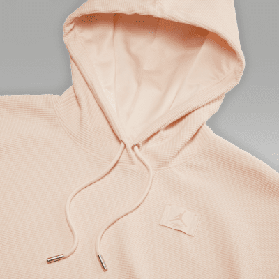 Jordan Flight Fleece Waffle Saten Astarlı Kadın Kapüşonlu Üstü
