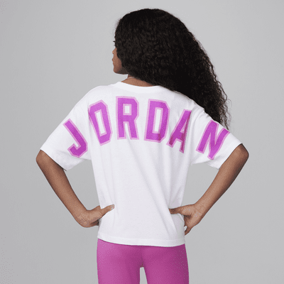 Jordan Camiseta rosa Y2K - Niño/a