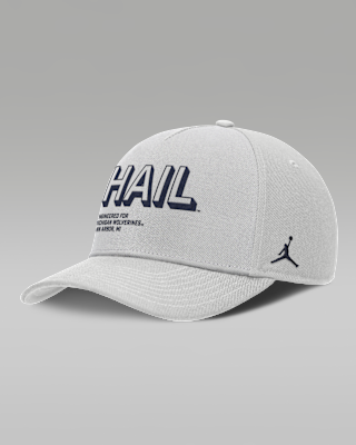 Мужские  Michigan On-Field Primetime Rise Jordan Brand College Adjustable Hat