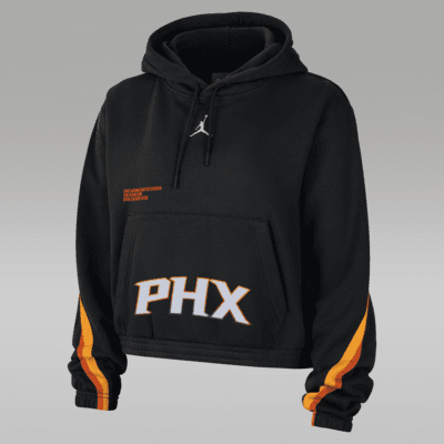 Sudadera con gorro sin cierre Jordan de la NBA de tejido Fleece para mujer Phoenix Suns Courtside Statement Edition