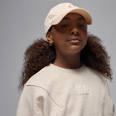 Sudadera de cuello redondo oversized para niños talla grande Jordan Flight Essentials